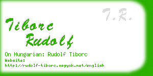 tiborc rudolf business card